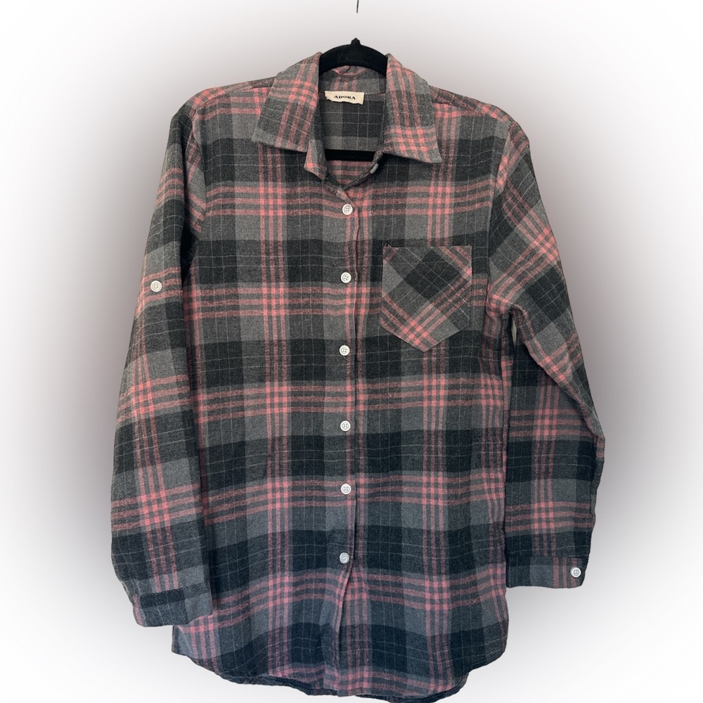 Adora plaid button down‎ Size Small